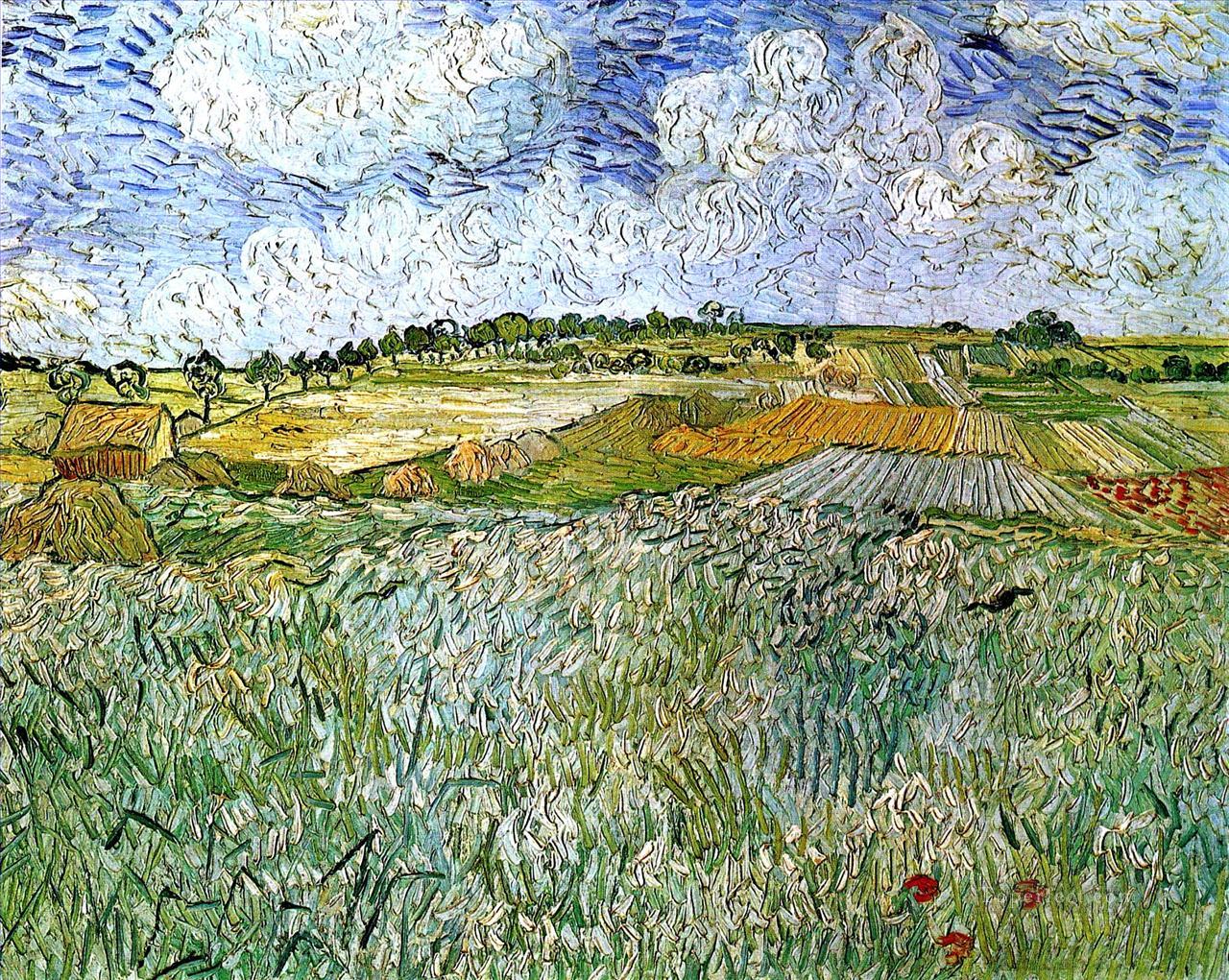The Plain at Auvers Vincent van Gogh Oil Paintings